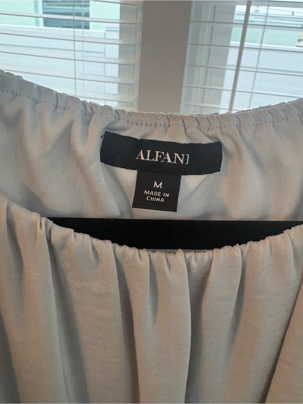 Alfani Light Gray Elastic-Waist A-Line Skirt